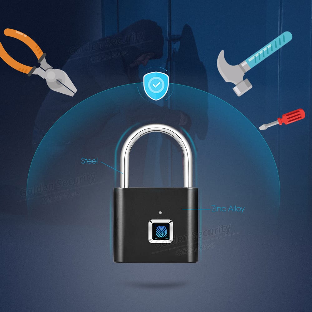 smart padlock with multiple codes